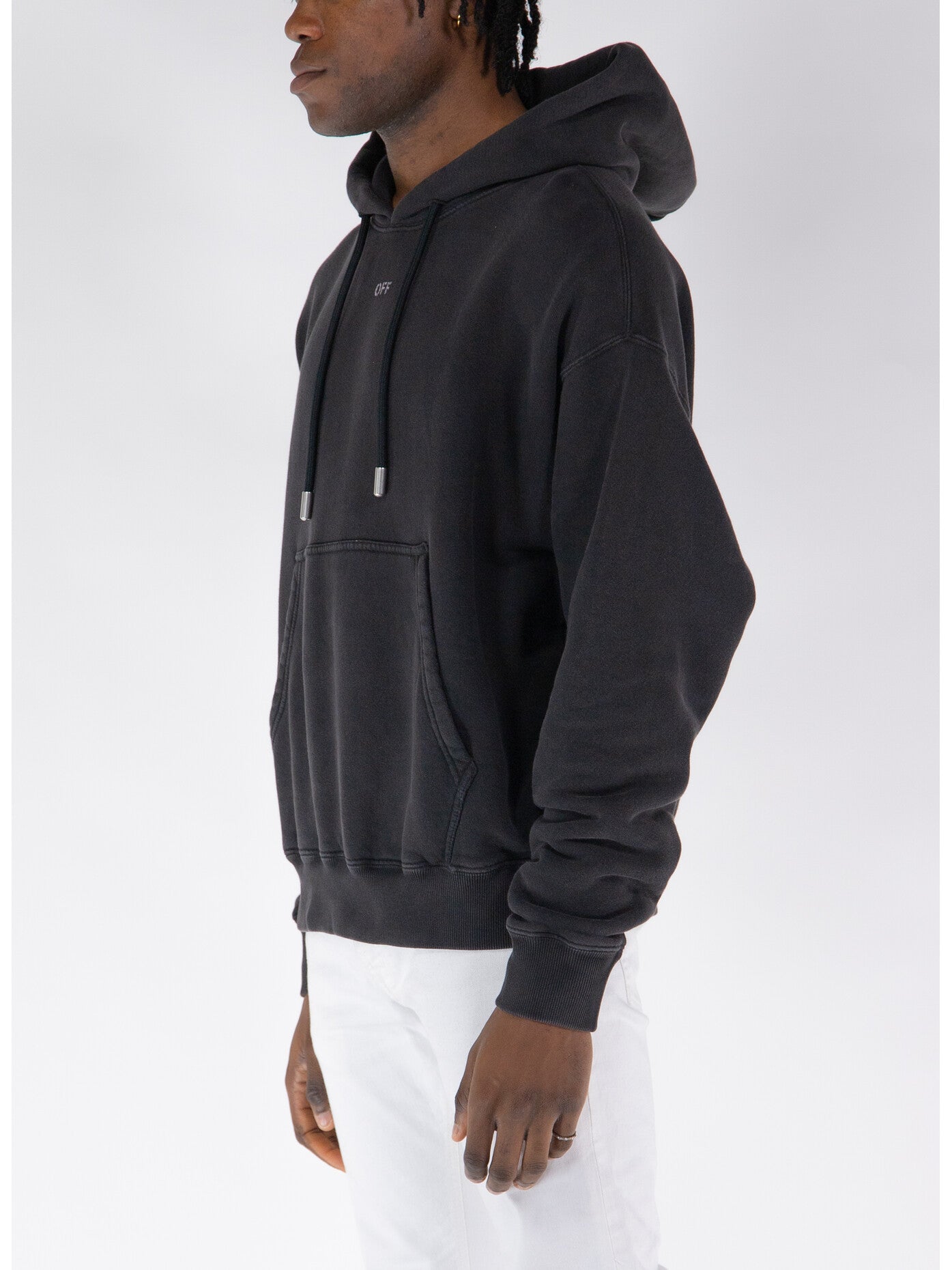 Off White Hoodie Stamp Mary